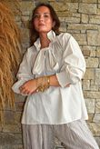 Larc Poet Blouse Calico